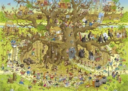 Heye puzzle Crazy ZOO: Monkey Enclosure 1000 pieces