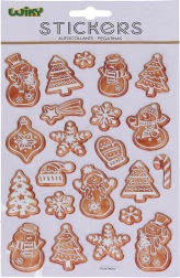 Christmas 3D pop-up stickers 25 × 14.5 cm