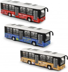 Fém busz nyitható ajtókkal