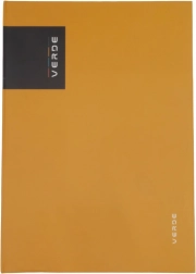 VERDE A4 Record Book, Mustard