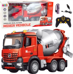 Remotely Controlled Concrete Mixer RC 2.4G 9CH Red