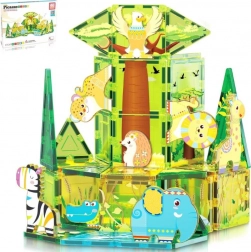 Picasso klocki magnetyczne Safari zestaw z 8 zwierzętami