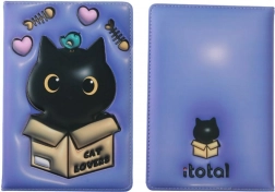 Beležka A5 vijolična v trdih platnicah s penasto prevleko