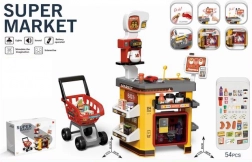 Kids' supermarket set 54 pieces