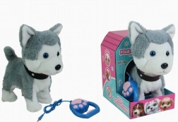 Interactive plush puppy with voice and touch control