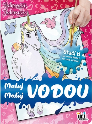 Kolorowanki maluj wodą – jednorożce