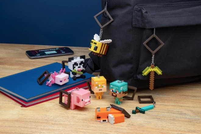 Minecraft témájú figura