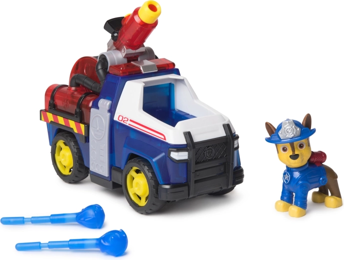 Chase’s rescue vehicle with a roof cannon