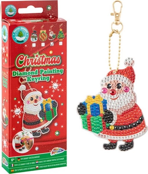 Pendente di pittura diamante Babbo Natale