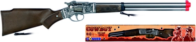 Cowboy Silver Metal Rifle