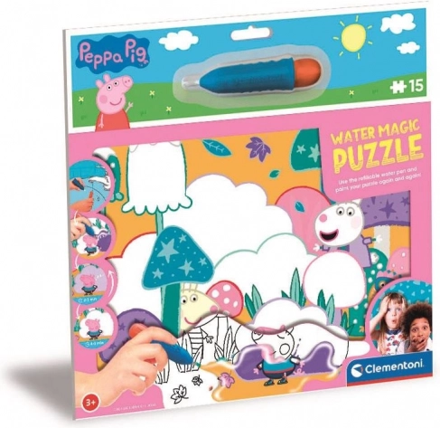 Magical Water Puzzle Peppa Pig 15 pieces