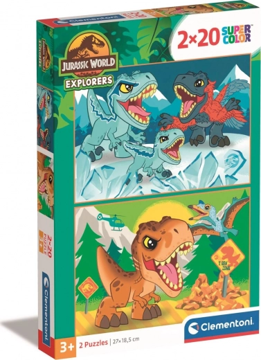 Puzzle 2x20 Pieces Jurassic World
