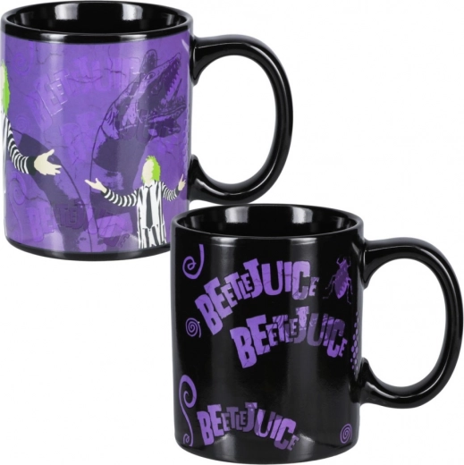 Warmtegevoelige mok Beetlejuice 400 ml
