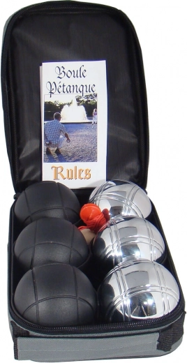 pétanque Provence set de 6 boules avec étui