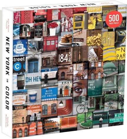 Galison Puzzle Colorful New York 500 Pieces