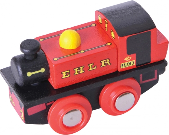 Replica in legno della locomotiva Jack Bigjigs Rail