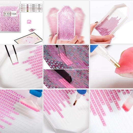 Glitrende sten og organiserede hjælpemidler