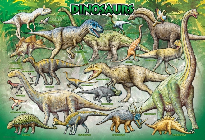 Puzzle Dinosaurs 100 pieces