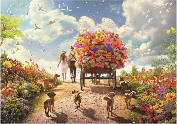 Educa puzzle Flower Delivery 1000 pieces