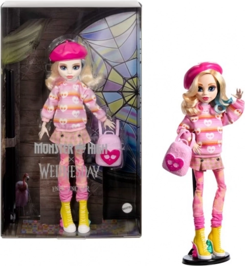 Enid Sinclair-dukke fra Monster High x Wednesday-kollektionen