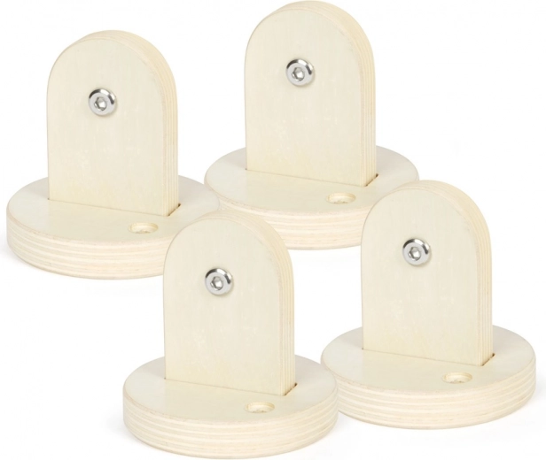 Muurbeugels voor Adventure-klimrek – 4 stuks, Small Foot
