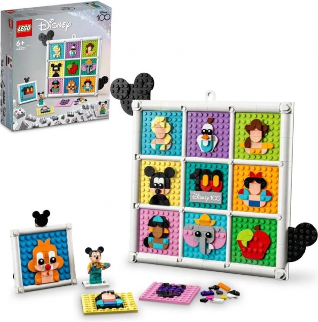 LEGO Disney – 100 Years of Iconic Animation Wall Collage Set
