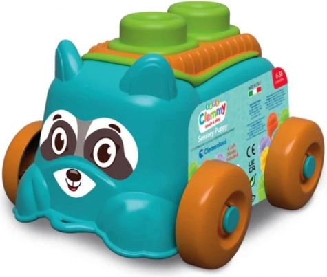 Sensory Friend Puppy with Clemmy Blocks