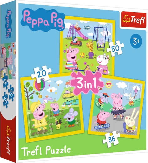 Puzzle 3-in-1 – PEPPA PIG – Peppa’s Fun Day