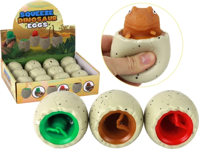 Antystresowa zabawka dinozaur w jajku Squishy