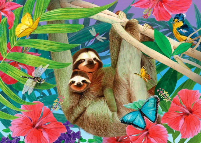 Enjoy puzzle Sweet Sloths 1000 pieces