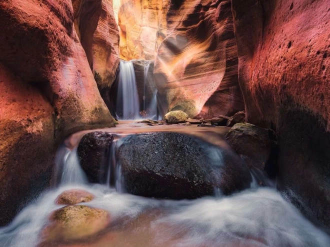 Puzzle Ravensburger 1500 pieces Waterfall Red Canyon