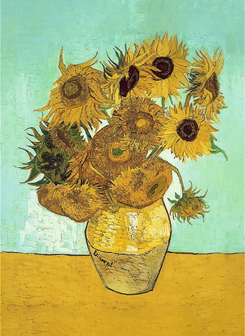 TrefL Wooden Puzzle Vincent van Gogh - Sunflowers