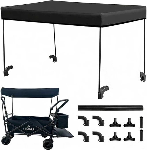 Shade and protection thanks to the removable canopy