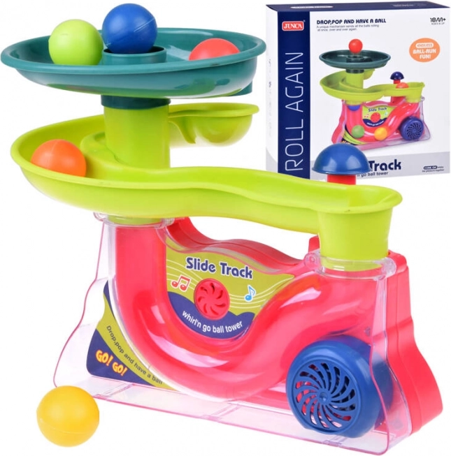 Colorful Ball Slide with Music for Children