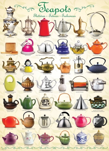 Puzzle EUROGRAPHICS Teapots 1000 pieces