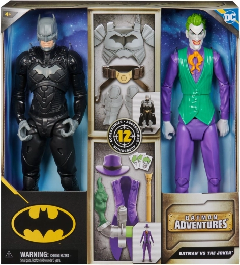 Batman et Joker – figurines d’action 30 cm avec équipement spécial