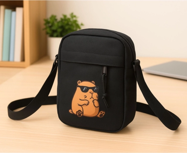 Three secure zippered pockets