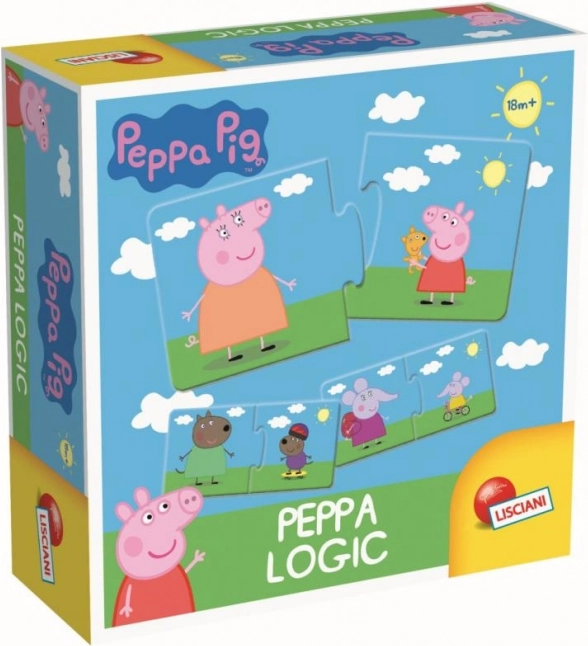 Peppa Pig two-piece puzzle for little ones