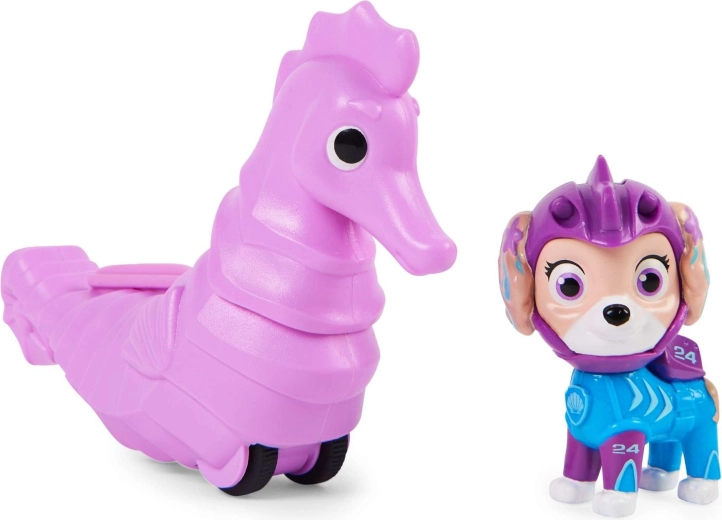 Rijdend zeepaardje op wieltjes