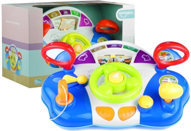 Interactive Children's Steering Wheel with Sounds