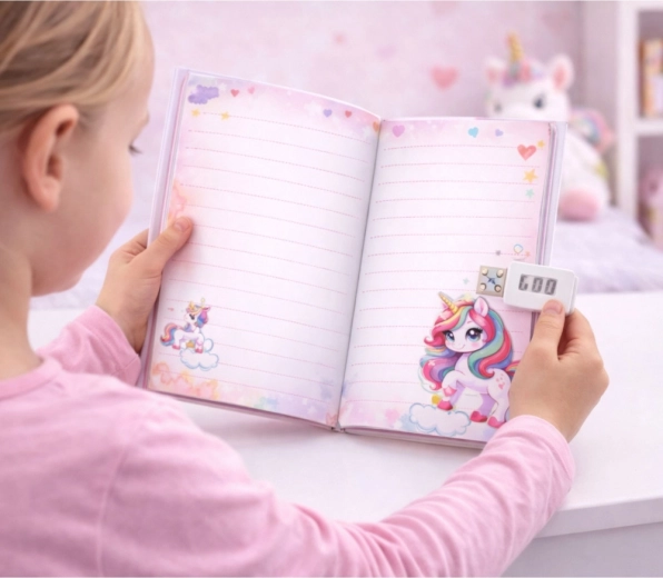 Color pages and melody after unlocking