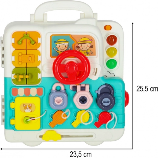 Zámky, klíče a šňůrky pro jemnou motoriku