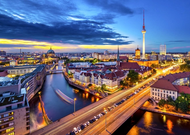 Enjoy puzzle Night Berlin 1000 pieces
