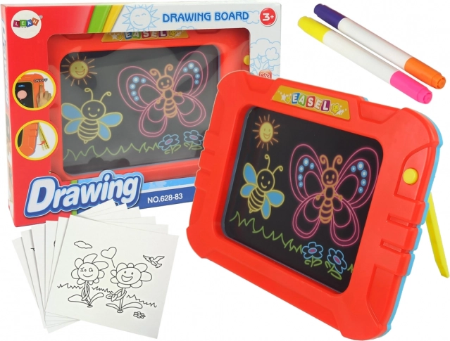 Magic Backlit Board with Stencils and Markers