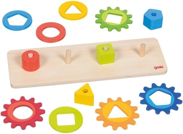 Učení hrou: třídění tvarů a barev