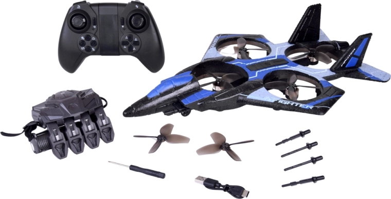 Dual control: glove and classic controller