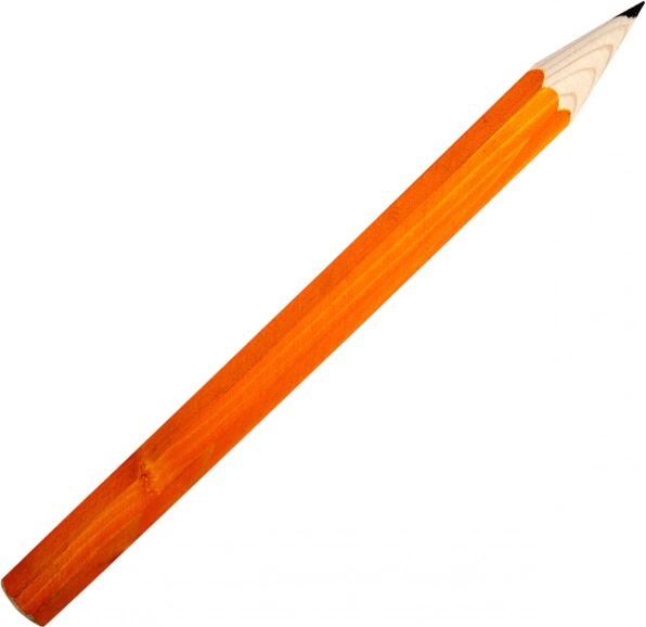 FAUNA Large Wooden Pencil for Kids – Orange