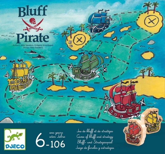 Bluf med pirater Djeco