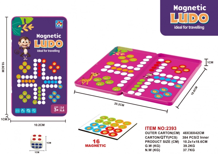 Magnetic Travel Game Ludo