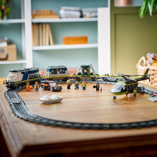 Complete action scene on the rails